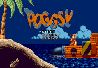 Puggsy (USA) Title Screen
